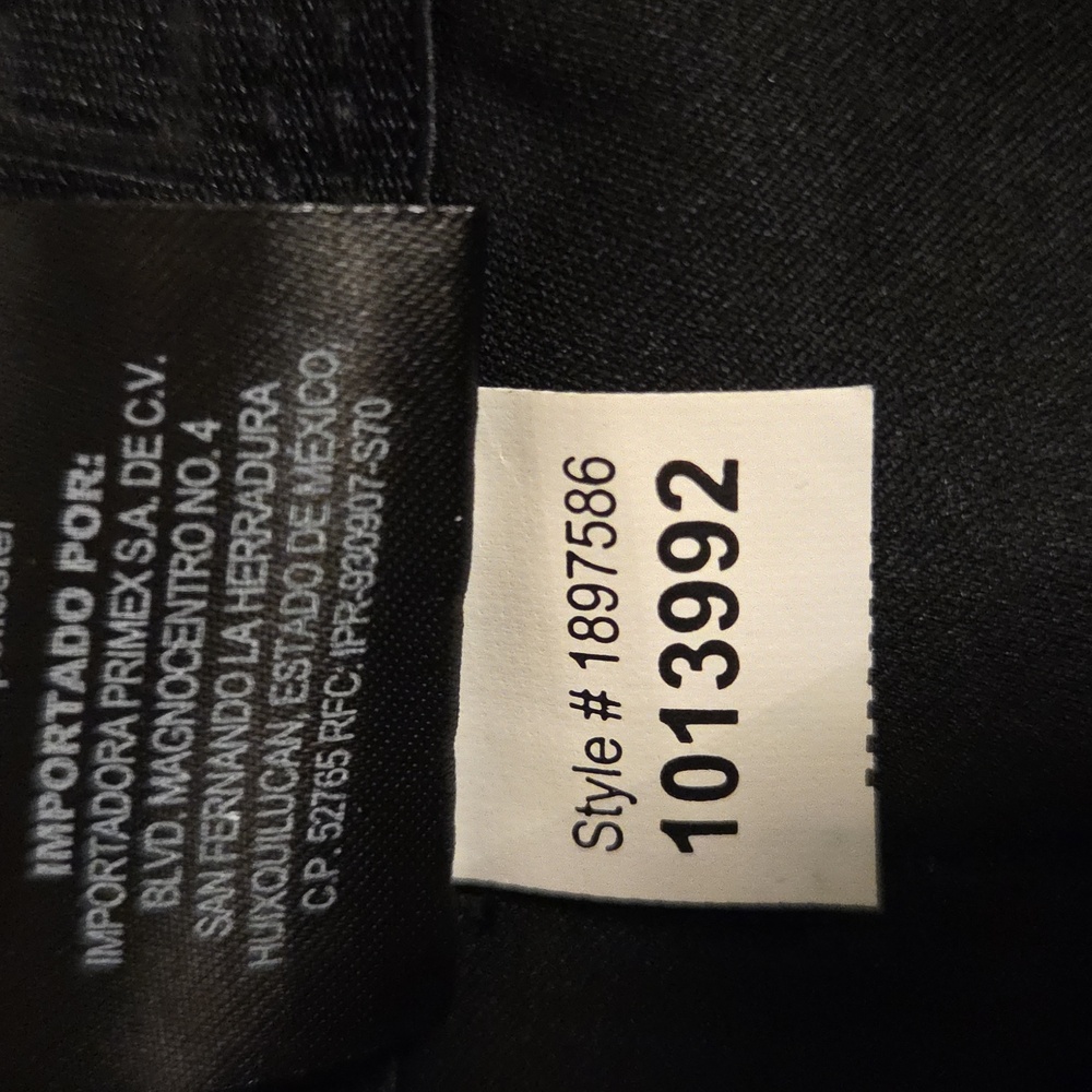Copper and Oak Men's Black Pants Size 34 X 30. Machine Washable. - Picture 6 of 10